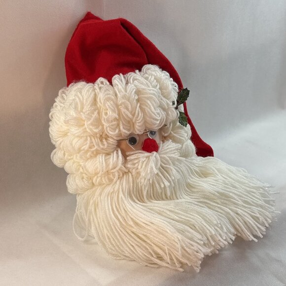 Vintage Handmade Bleach Bottle Santa Wall Hanging - Picture 3 of 5